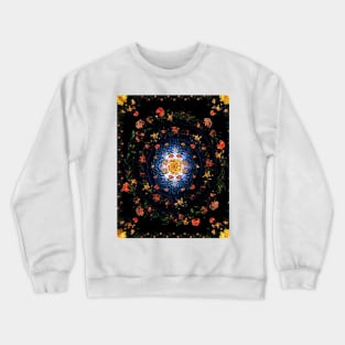 Mandala Roses Crewneck Sweatshirt